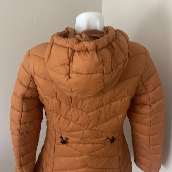 (NWT) Madden Girl Women's Hooded Packable Puffer Jacket in Khaki, Medium - Picture 15 of 16